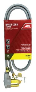 (image for) 10/3 SRDT 4 ft. L Dryer Cord 3 Wire