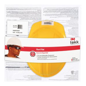 (image for) Polyethylene 4-Point Ratchet Safety Hard Hat Yellow 1 pk