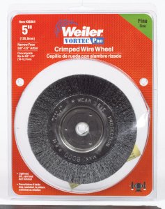 (image for) Vortec Pro 5 in. Crimped Wire Wheel Brush Carbon Steel 60