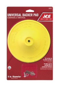 (image for) 6 in. Dia. Plastic Backing Pad 1/4 in. 3000 rpm 1 pc.