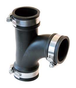 (image for) Schedule 40 1-1/2 in. Hub x 1-1/2 in. Dia. Hub PVC Tee