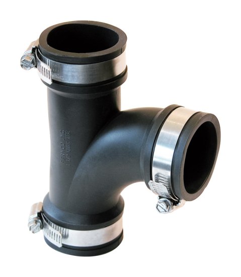 (image for) Schedule 40 1-1/2 in. Hub x 1-1/2 in. Dia. Hub PVC Tee