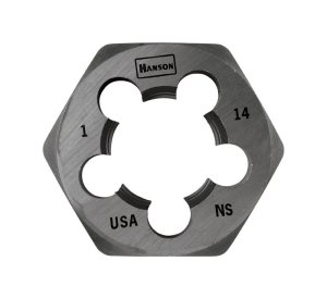 (image for) High Carbon Steel SAE Hexagon Die 1 in.-14NS 1 pc.