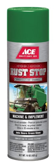 (image for) Rust Stop Gloss John Deere Green Protective Enamel Spray
