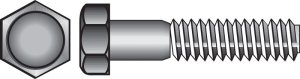 (image for) 3/8 in. Dia. x 6-1/2 in. L Zinc Plated Steel Hex Bolt 50