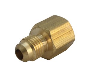 (image for) 5/8 in. Flare x 3/8 in. Dia. FPT Brass Adapter