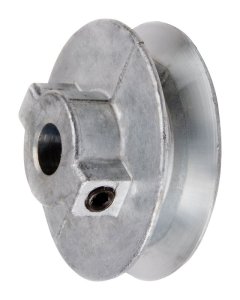 (image for) 3 in. Dia. Zinc Single V Grooved Pulley