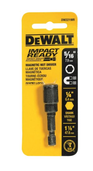 (image for) Impact Ready 5/16 in. x 1-7/8 in. L Black Oxide Nut Drive