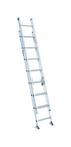 (image for) 16 ft. H x 17.33 in. W Aluminum Extension Ladder Type II