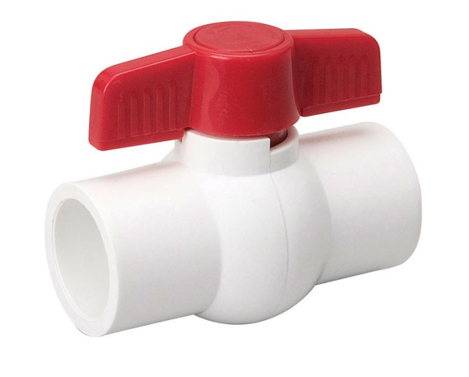 (image for) ProLine 1-1/2 in. PVC Compression Ball Valve Full Port
