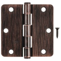 (image for) Ace 3-1/2 in. L Oil Rubbed Bronze Residential Door Hinge 3 pk