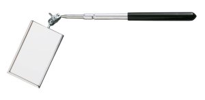 (image for) 16 in. H Polished Chrome Plastic Inspection Mirror