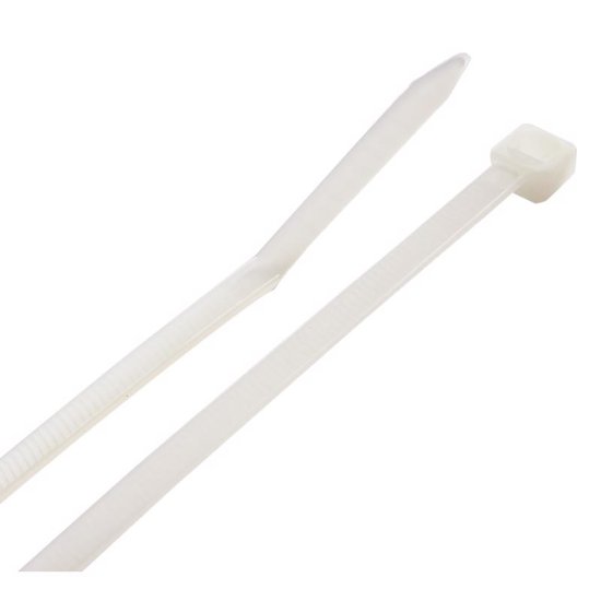 (image for) 14 in. L White Cable Tie 8 pk