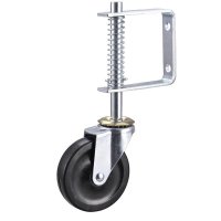 (image for) Projex 4 in. D Swivel Hard Rubber Gate Caster 125 lb 1 pk