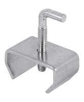(image for) Silver Steel Bed Frame Clamp 1 inch Ga.