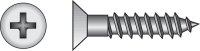 (image for) No. 12 x 2-1/2 in. L Phillips Wood Screws 100 pk