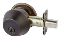 (image for) Oil Rubbed Bronze Single Cylinder Deadbolt