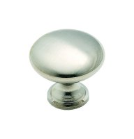 (image for) Round Cabinet Knob 1-3/16 in. Dia. 1-1/8 in. Bru