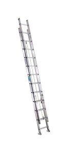 (image for) 24 ft. H x 17.33 in. W Aluminum Extension Ladder Type II