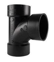 (image for) 4 in. Hub x 4 in. Dia. Hub ABS Sanitary Tee