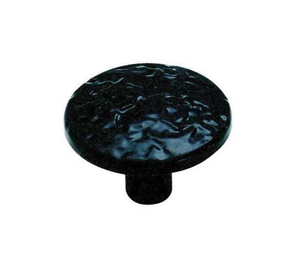 (image for) KNOB 1-1/4 COL BLK 2PK