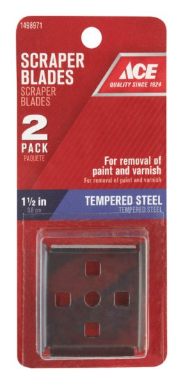 (image for) 1-1/2 in. W Tempered Steel 4-Edge Scraper Blade