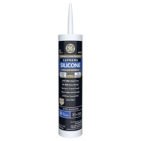 (image for) GE Supreme White Silicone Window and Door Sealant 10.1 oz