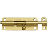 (image for) National Hardware 5 in. L Brass-Plated Steel Barrel Bolt 1 pk