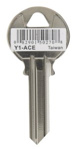 (image for) Y1 House Key Blank Single sided For Yale Locks