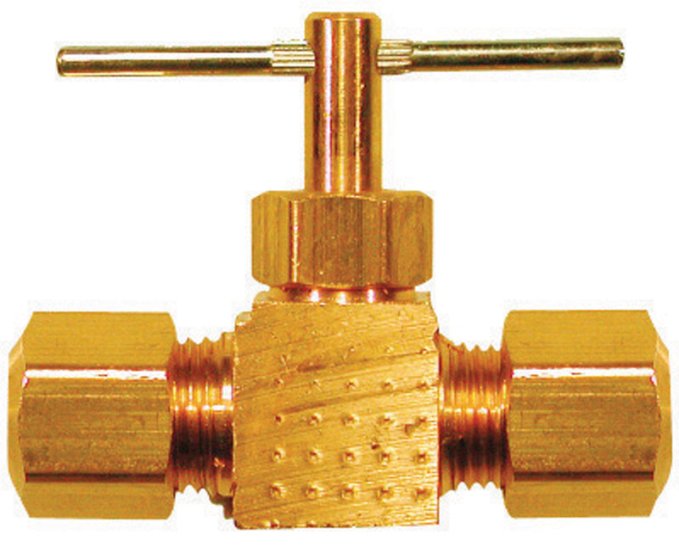 (image for) 1/4 in. 1/4 in. Brass Needle Valve