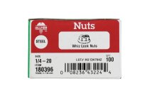 (image for) 1/4 in. Zinc-Plated Steel USS Whiz Lock Nut 100 pk