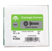 (image for) 1/2 in. Dia. x 10 in. L Hot Dipped Galvanized Steel Carr