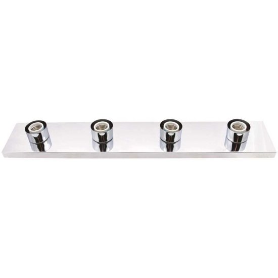 (image for) 4-Lights Polished Chrome Bath Vanity Light