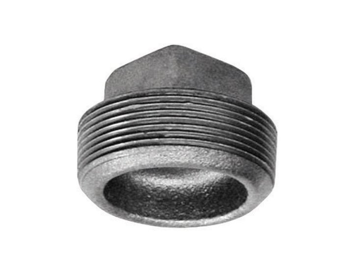 (image for) 1-1/4 in. MPT Galvanized Malleable Iron Plug