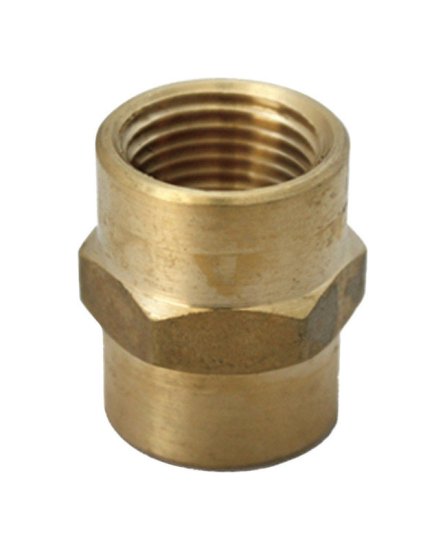 (image for) 3/8 in. FPT x 1/4 in. Dia. FPT Brass Reducing Coupling