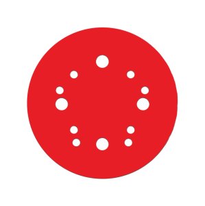 (image for) 5 in. Ceramic Blend Hook and Lock Sanding Disc 150 Grit V