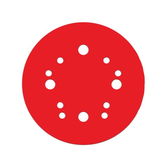 (image for) 5 in. Ceramic Blend Hook and Lock Sanding Disc 150 Grit V