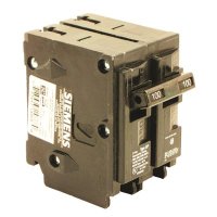 (image for) 100 amps Double Pole 2 Circuit Breaker Siemens