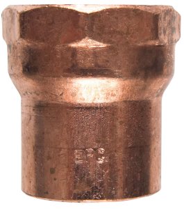 (image for) 1-1/2 in. Sweat x 1-1/2 in. Dia. FIP Copper F