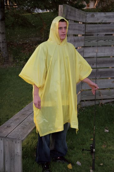 (image for) Yellow Vinyl Rain Poncho