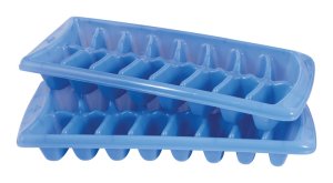 (image for) 2 in. W x 11 in. L Periwinkle Plastic Ice Cube Trays
