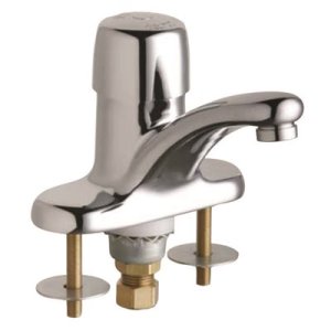 (image for) CHICAGO SINGLE SUPPLY METERING SINK FAUCET, LEAD FREE