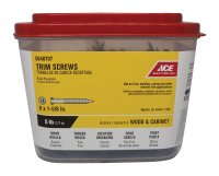 (image for) No. 6 x 1-5/8 in. L Square Black Phosphate Trim Screws 5 lb.