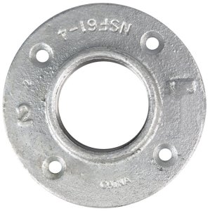 (image for) 2 in. FPT Galvanized Malleable Iron Floor Flange