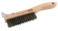 (image for) Forney 10-1/4 in. L X 2.75 in. W Scratch Brush Wood 1 pc