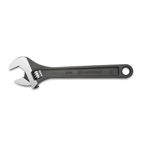 (image for) 10 in. L Metric and SAE Adjustable Wrench 1 pc.
