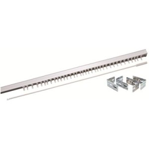 (image for) White Steel Headrail for 3-1/2 in. Vertical Bli
