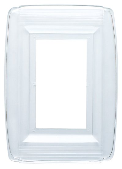 (image for) Clear 1 gang Plastic Wall Plate 1 pk