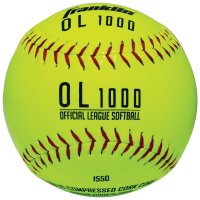 (image for) Franklin Yellow Synthetic Softballs 12 in. 1 pk