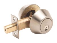 (image for) Satin Nickel Steel Double Cylinder Deadbolt